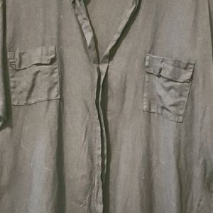 100% LINEN 3/4 length blouse/tunic top.